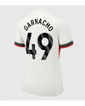 Billige Fotballdrakt Chelsea Alejandro Garnacho #49 Replika Bortedrakt Dame 2025-26 Kortermet Billige Fotballdrakt Chelsea Alejandro Garnacho #49 Replika Bortedrakt Dame 2025-26 Kortermet